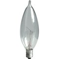 Current Ge Lighting 66104 25 Watt Clear Candleabra Incandescent Light Bulb 66104